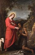 Matteo Rosselli, Jesus and John the Baptist meet in their youth